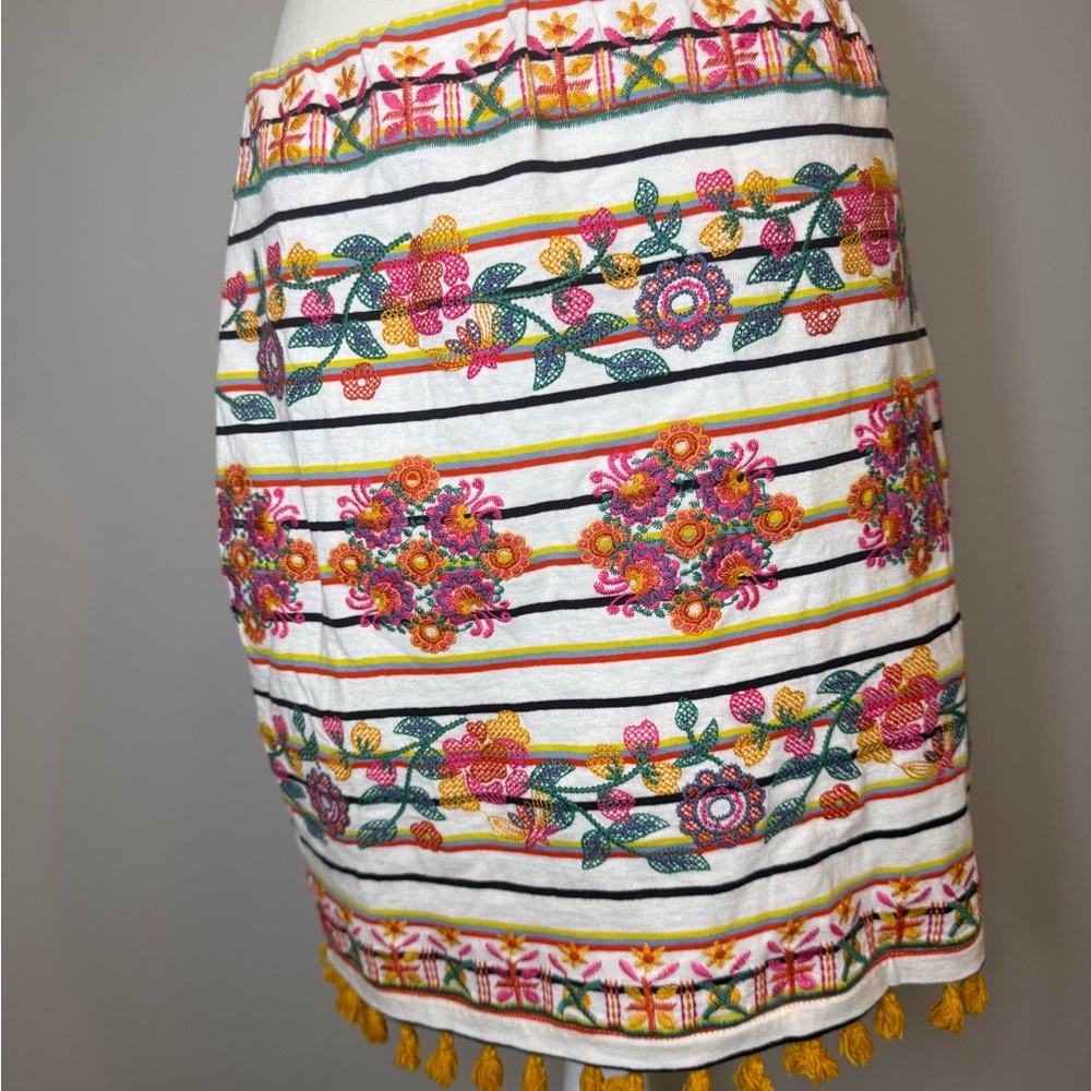 THML Anthropologie Embroidered skirt - Picture 2 of 4